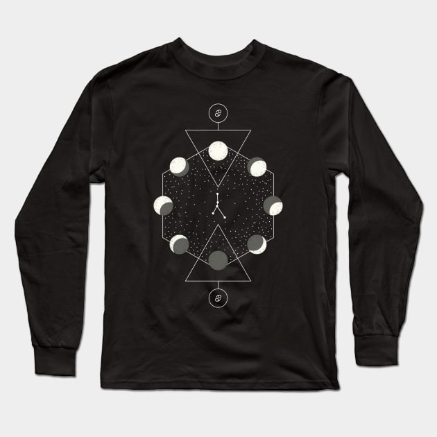 Cancer horoscope sign Long Sleeve T-Shirt by tamaramilakovic